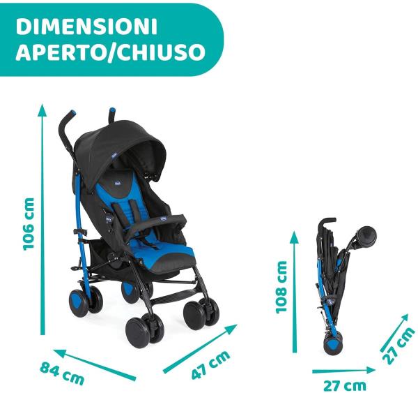 Passeggino Echo Chicco Mr Blue