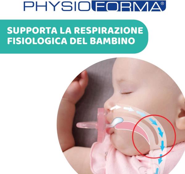 Ciuccio Bambina Gommotto Rosa PhysioForma 16-36M 1pz