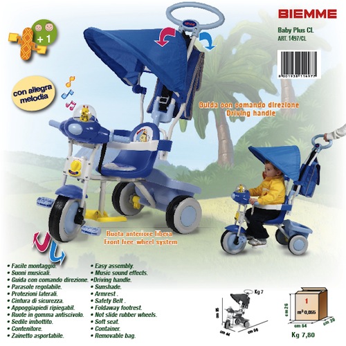 Conforme alle ultime normative europee per l infanzia Baby Plus RS