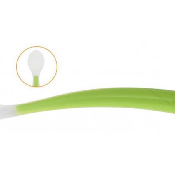 Cucchiaio Softy Spoon in Silicone 1 pz Chicco Verde 6m+