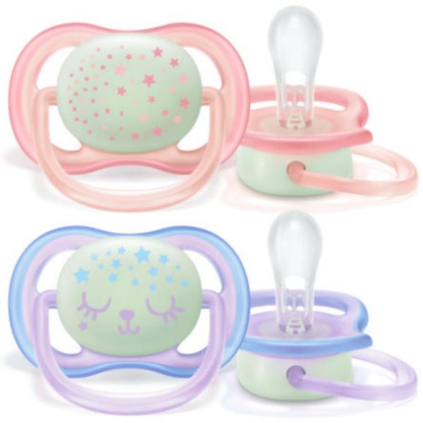 Succhietto Ultra Air Night 0-6M Femmina 2 pz AVENT