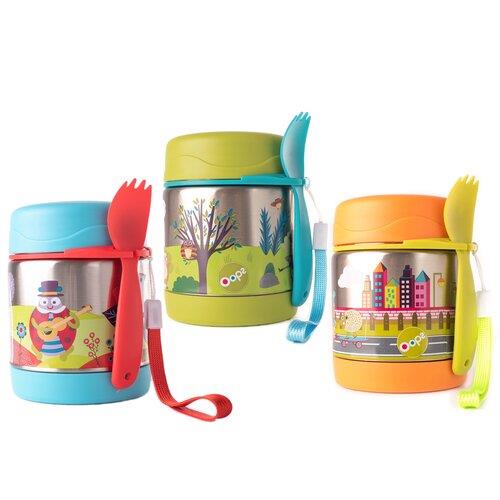 Thermos Contenitore Termico per Pappa con Posata Oops