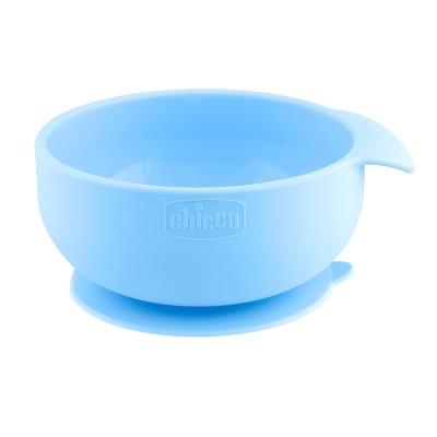 Ciotola in Silicone con Ventosa  Easy Bowl Chicco Azzurro