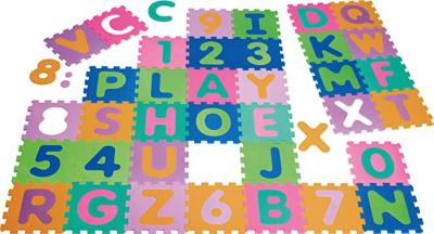 Tappeto Gioco Componibile  e Puzzle da 36 pezzi Playshoes